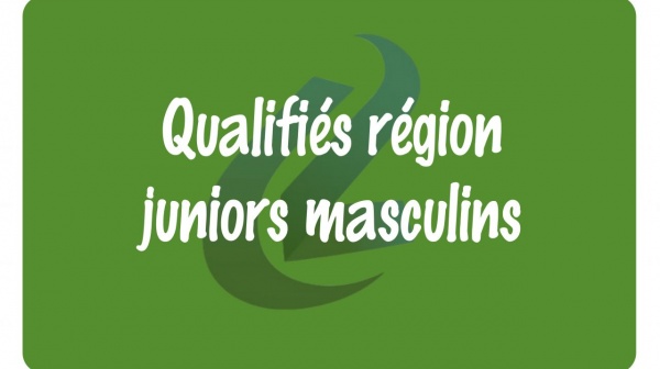 Les juniors F/H qualifiés aux régions